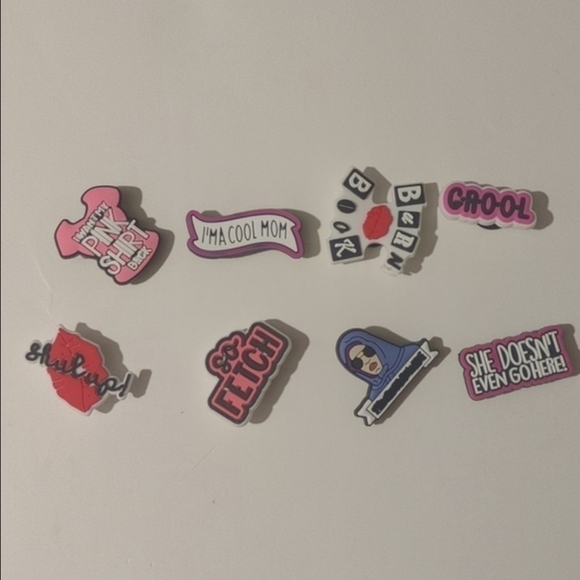 Ten pack assorted variety girly mean girls shoe charms - Picture 7 of 9